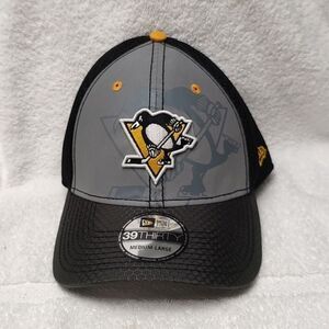 New Era 39Thirty Pittsburgh Penguins Stretchfit Hat - New